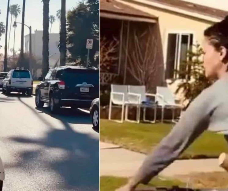 Eiza González se accidenta en bicicleta Eiza González se accidenta en bicicleta