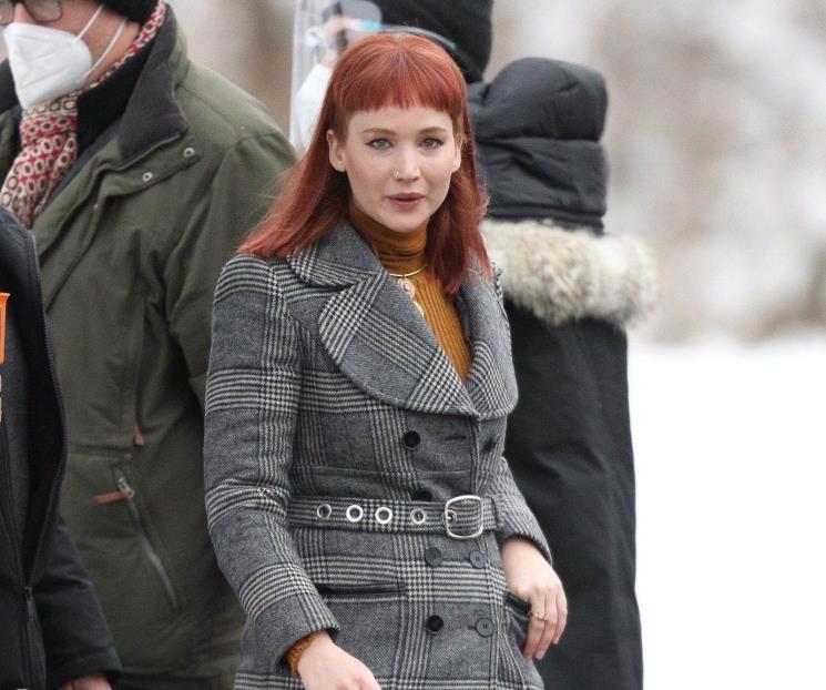 Sufre Jennifer Lawrence accidente en  rodaje