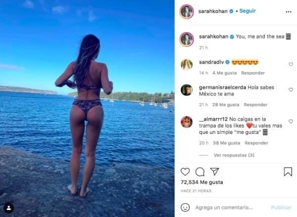 Sarah Kohan se olvida de Chicharito