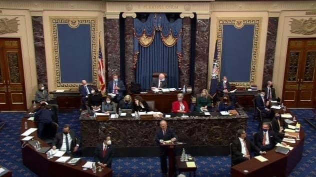 Senado de EU confirma constitucionalidad del juicio a Trump Senado de EU confirma constitucionalidad del juicio a Trump