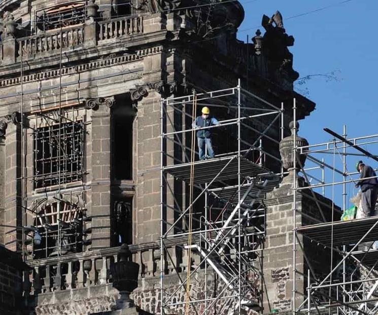 Catedral Metropolitana tiene avance de 8% en trabajos