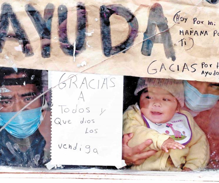 Pide auxilio familia contagiada