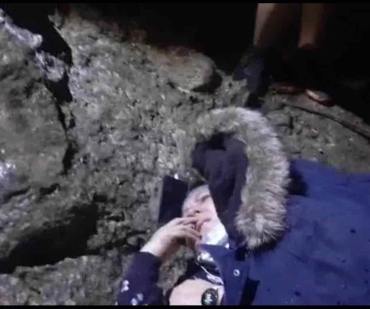 Rescatan a mujer en Cerro del Topo Chico Rescatan a mujer en Cerro del Topo Chico