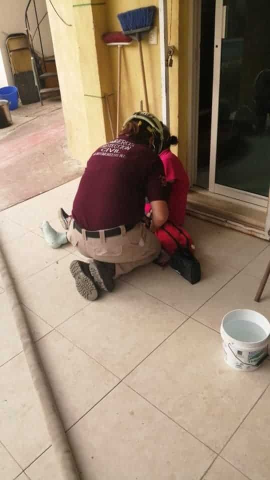 Rescataron a un hombre que sufrió una crisis de histeria