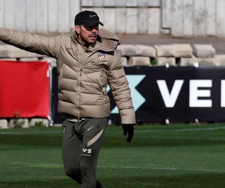 Simeone está listo para jugar ante Chelsea