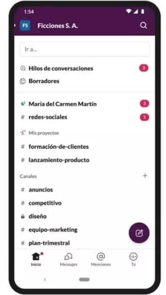 Slack insta a cambiar la contraseña en la app de Android Slack insta a cambiar la contraseña en la app de Android