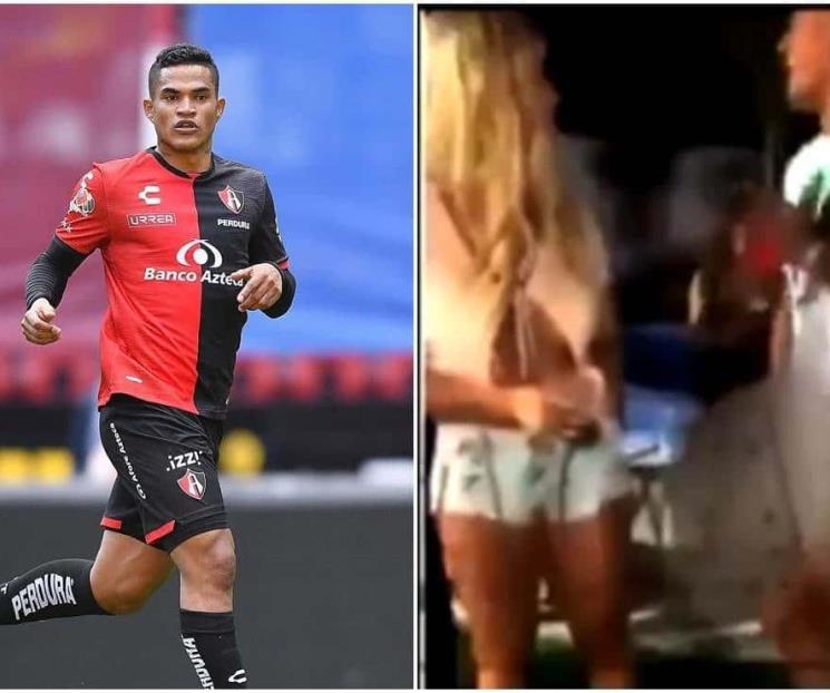 Jugador del Atlas es evidenciado en una fiesta Jugador del Atlas es evidenciado en una fiesta