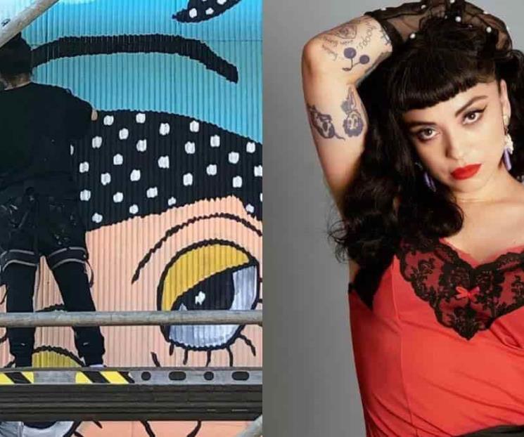 Mon Laferte se metió en problemas por mural Mon Laferte se metió en problemas por mural