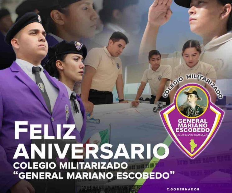 Cumple Prepa Militarizada su cuarto aniversario