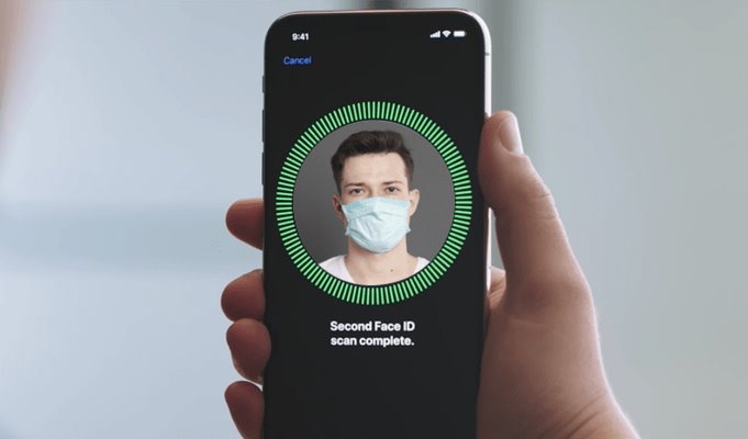 Ya se puede desbloquear el iPhone con la mascarilla puesta