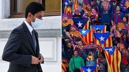 Insultan a dueño del PSG en su llegada a Barcelona