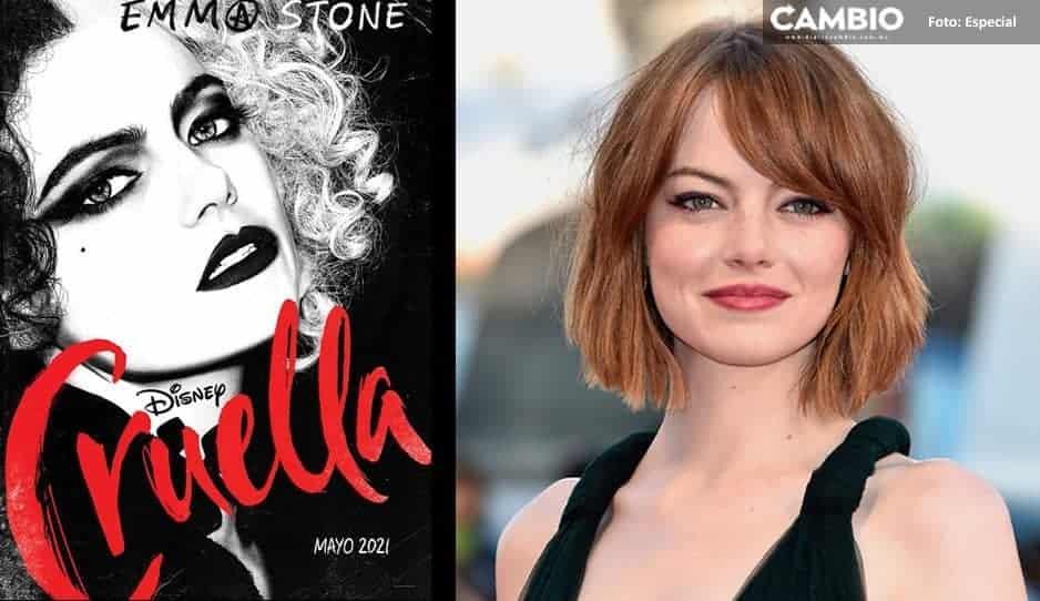 Emma Stone aparece como Cruella en primer póster de cinta Emma Stone aparece como Cruella en primer póster de cinta