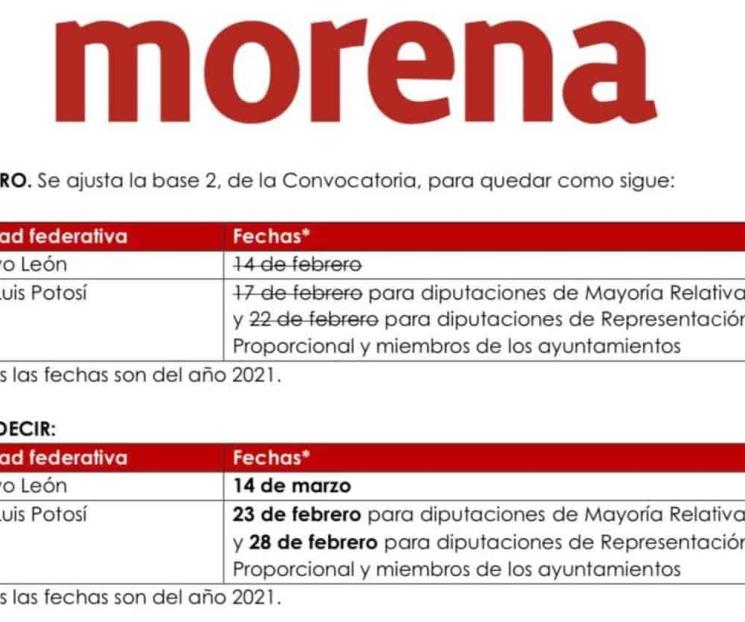 Sigue sin definir Morena a sus candidatos