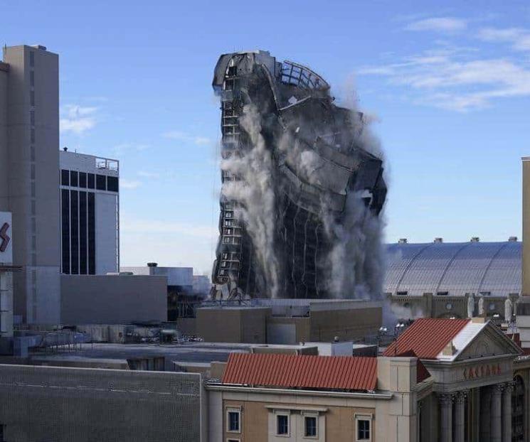 Queda reducido a escombros antiguo casino de Trump Queda reducido a escombros antiguo casino de Trump