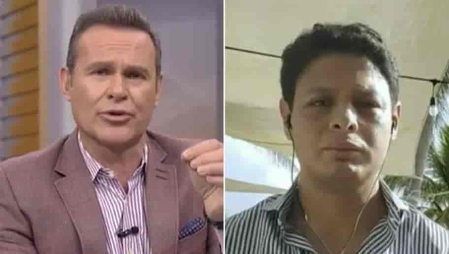 Alan Tacher pelea con ex pareja de Ninel en pleno programa