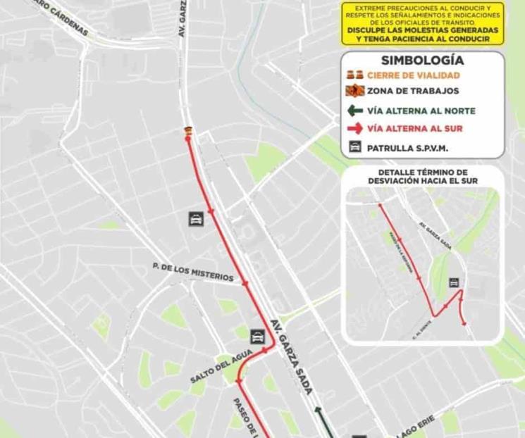 Seguirán los cierres de avenidas en Monterrey Seguirán los cierres de avenidas en Monterrey