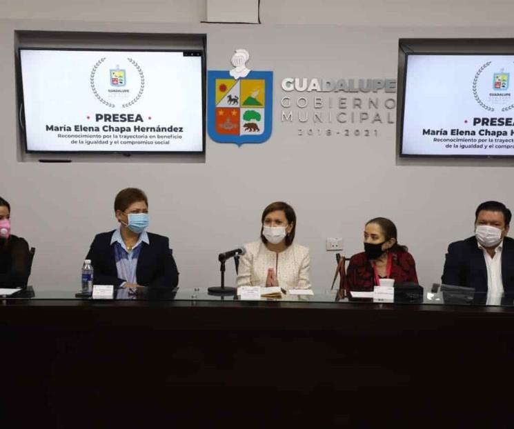 Invitan a postular mujeres para la Presea María Elena Chapa Invitan a postular mujeres para la Presea María Elena Chapa