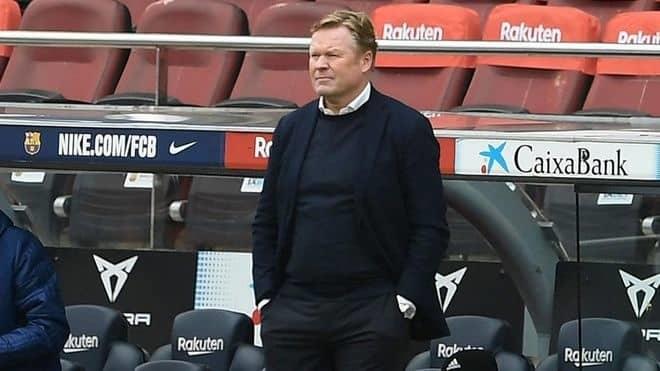 Decepcionado Koeman tras igualada del Barça