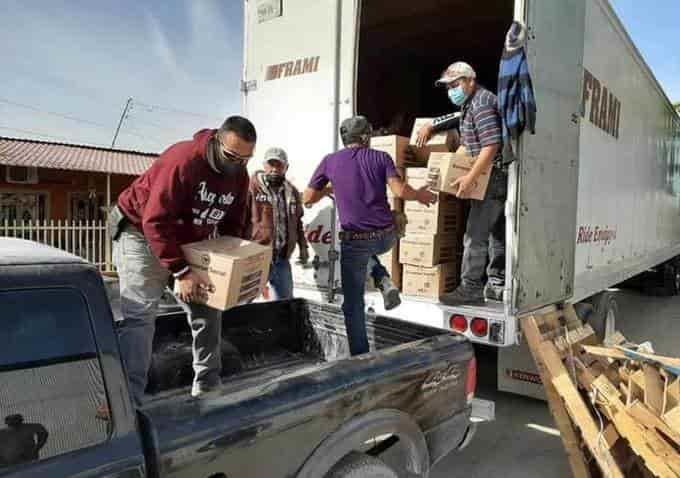 Aparecen en México despensas de El Salvador Aparecen en México despensas de El Salvador