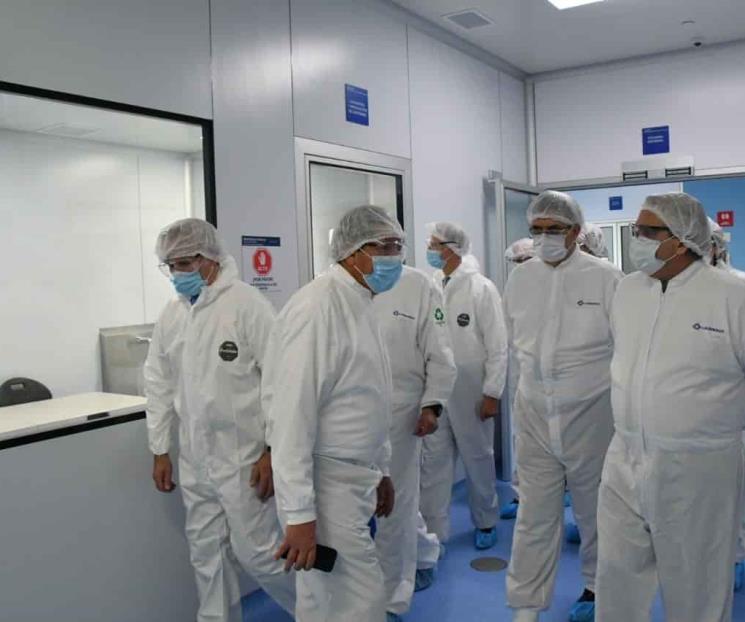 Visita presidente argentino los laboratorios Liomont Visita presidente argentino los laboratorios Liomont