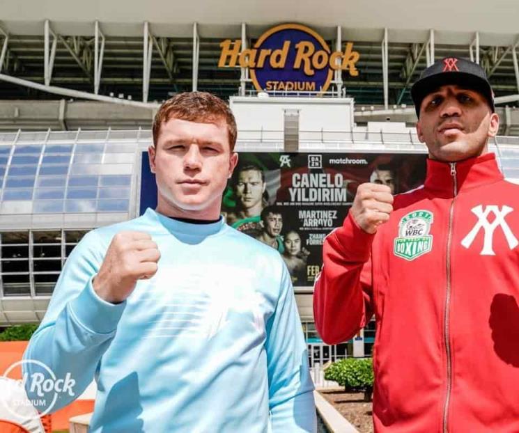 ‘Canelo’ llega a Miami para enfrentar a Yildirim