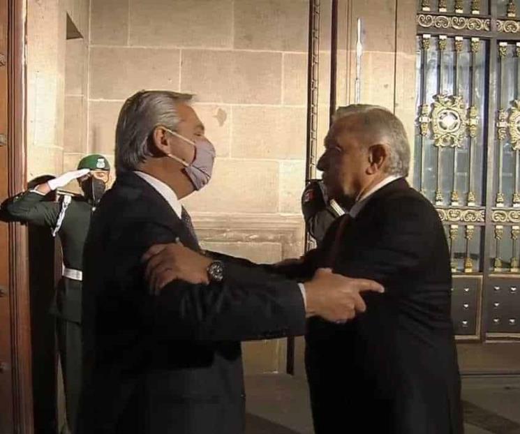 AMLO recibe en Palacio Nacional al presidente de Argentina AMLO recibe en Palacio Nacional al presidente de Argentina