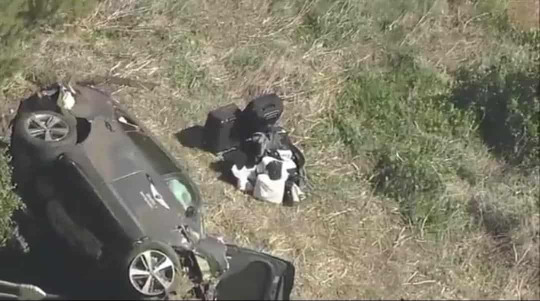 Sufre Tiger Woods accidente automovilístico Sufre Tiger Woods accidente automovilístico