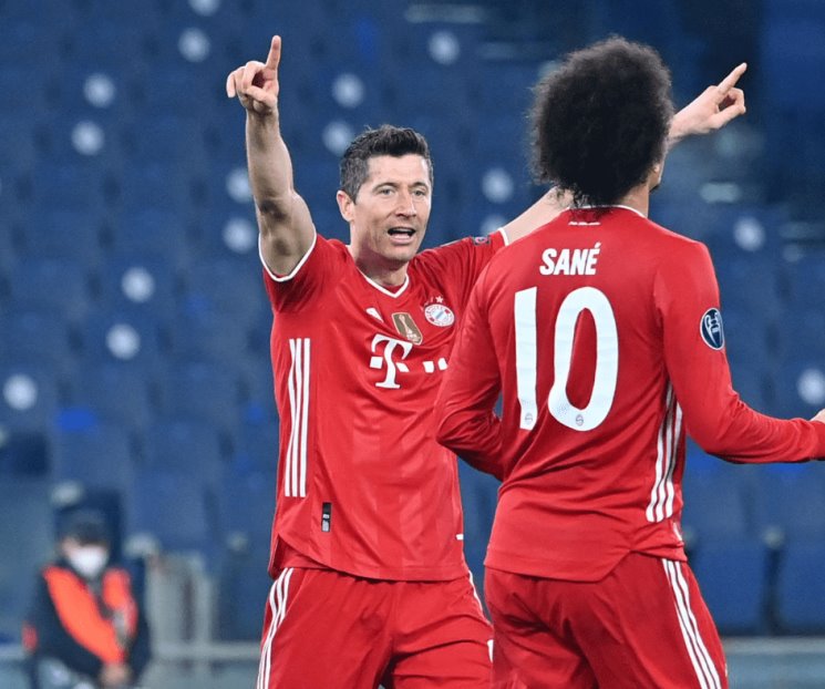 El campeón Bayern golea de visita a la Lazio