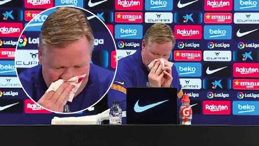 Sangra Koeman en conferencia de prensa
