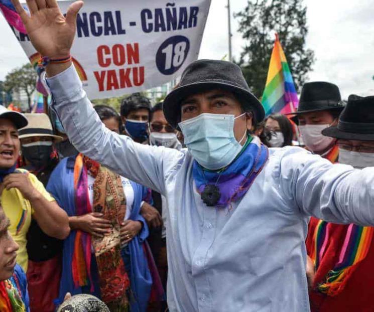 Policía dispersa protesta indígena frente al CNE en Ecuador