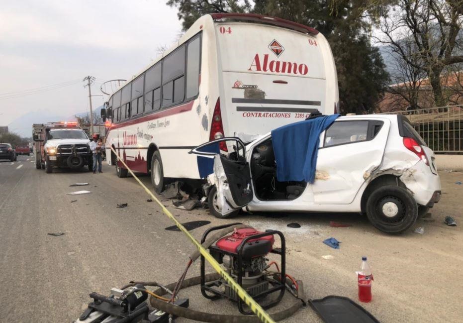 Dos personas sin vida y cuatro lesionados, fue el saldo que dejó un choque múltiple