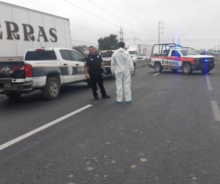 Muere hombre arrollado en Escobedo Muere hombre arrollado en Escobedo