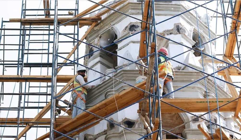 Rehabilitan 21 templos religiosos de CDMX dañados por sismo Rehabilitan 21 templos religiosos de CDMX dañados por sismo