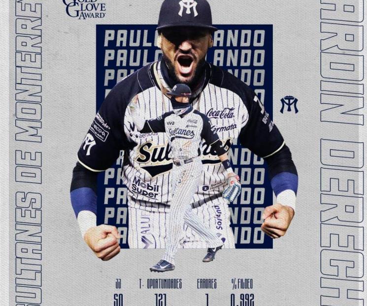 Orlando, primer Guante de Oro de Sultanes en Liga ARCO