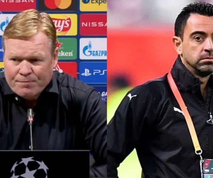 Le despreocupa a Koeman que Xavi pueda dirigir al Barça