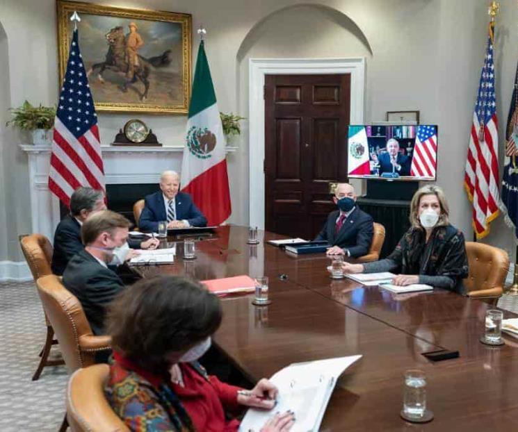 No hubo caras duras en reunión con Baiden: AMLO
