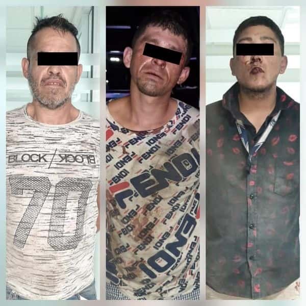 Fueron sorprendidos abordo de un automóvil reportado como robado