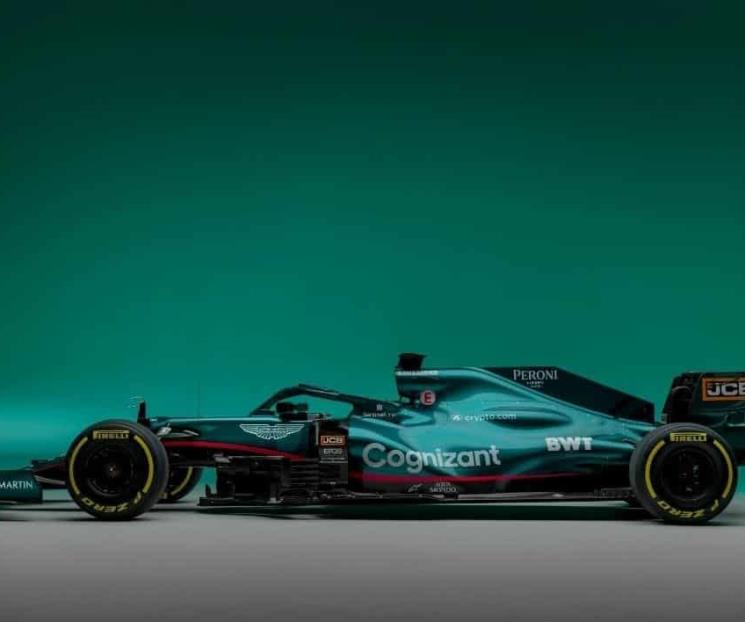 Presenta Aston Martin su monoplaza en F1