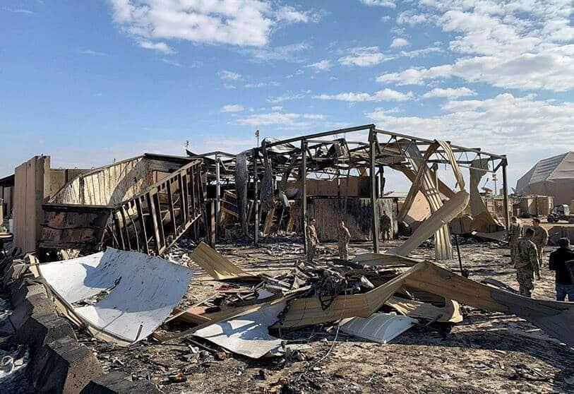 Impactan cohetes base iraquí con tropas de EU