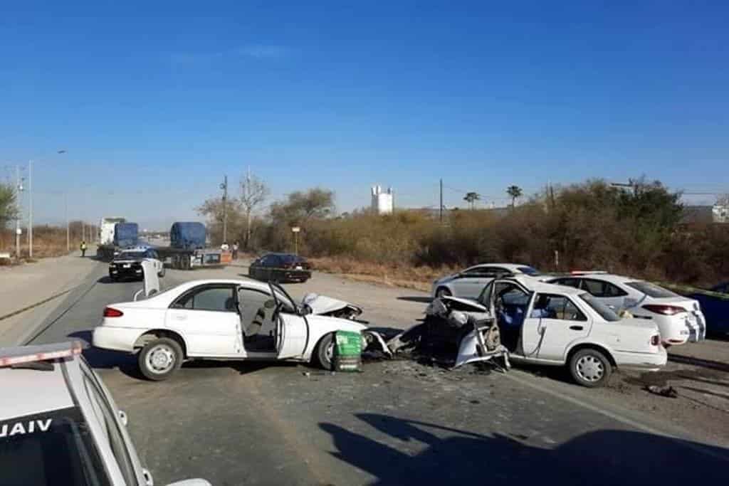Un muerto y seis lesionados, fue el saldo que dejó un choque múltiple