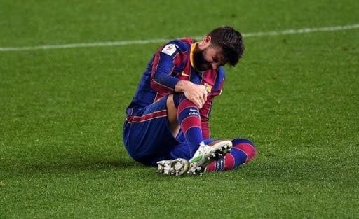 Piqué se vuelve a lesionar