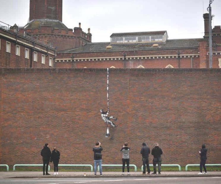 Reaparece Banksy en la prisión