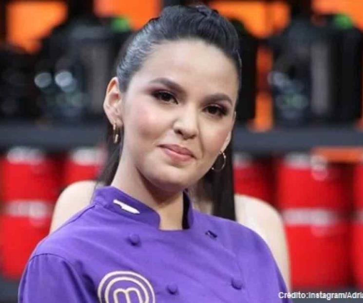 Adriana Salcedo celebra victoria en MasterChef