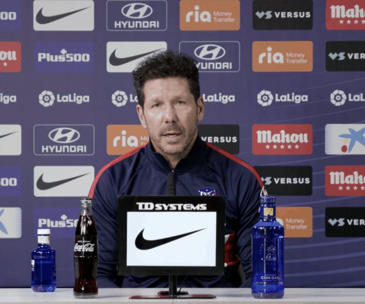 No cree Simeone que ante RM se juegue toda la Liga
