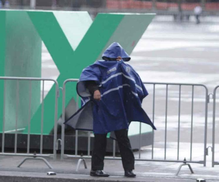 Prevén lluvias y posible caída de granizo en CDMX
