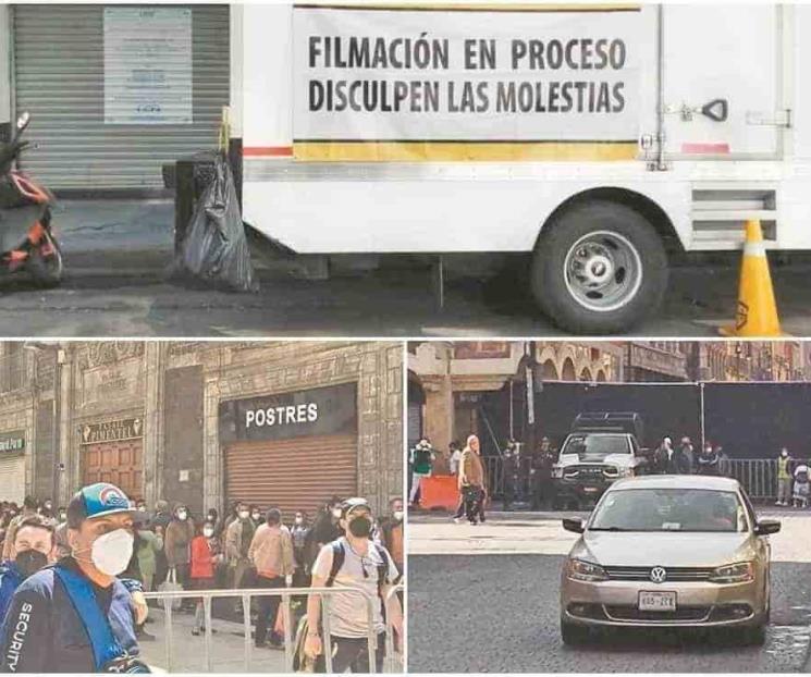 Pinta González Iñárritu calles del Centro Histórico