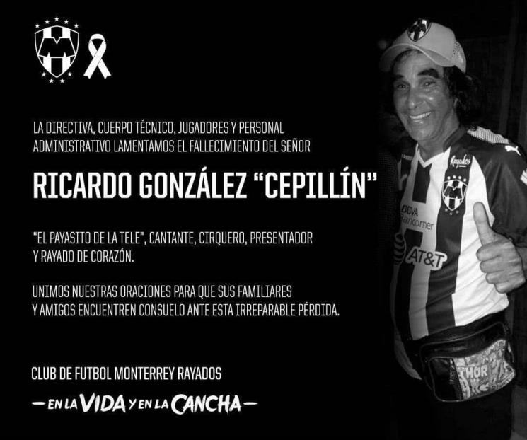 El futbol regio llora a Cepillín