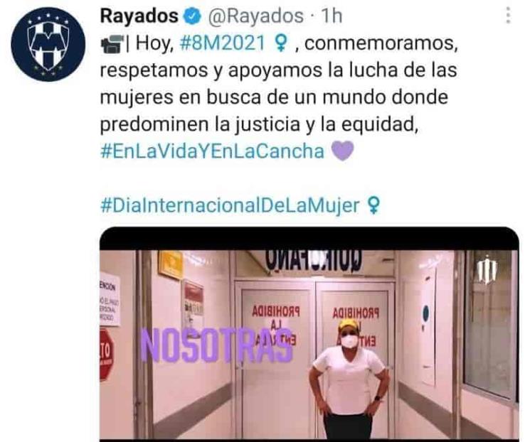 Rayados y Rayadas conmemoran día internacional de la mujer
