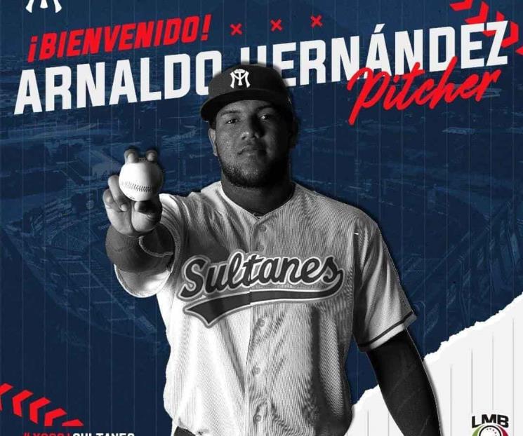 Incorporan Sultanes a Arnaldo Hernández