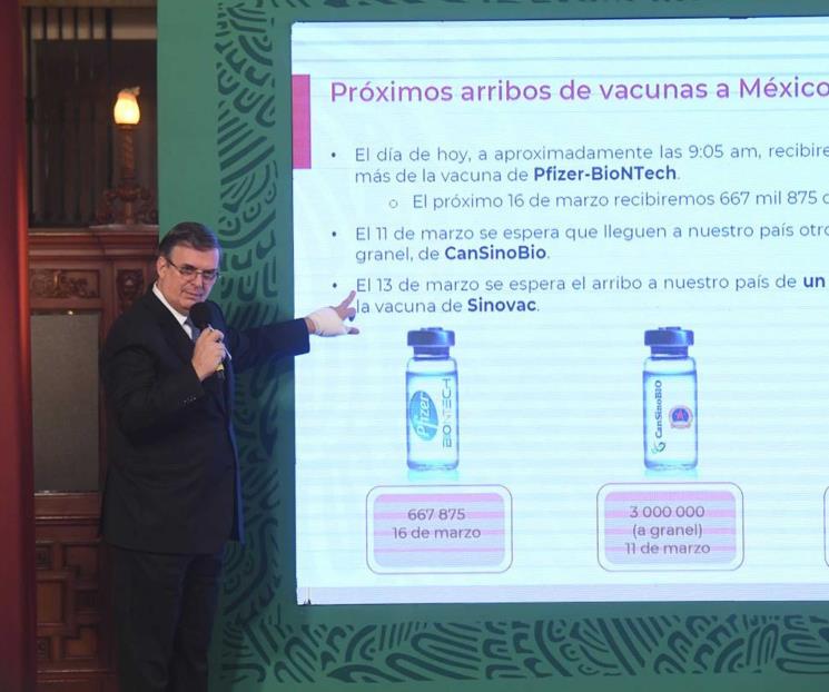 Logra México ampliar a 22 millones de dosis vacuna Sinovac